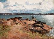 Vid bryggan, Lysekil Hugo Birger